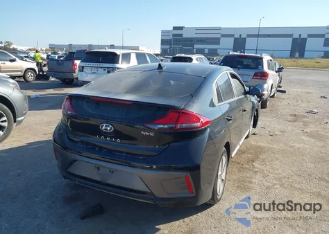 2021 Hyundai Ioniq Hybrid Se из США, поврежденный, VIN KMHC75LC0MU261697